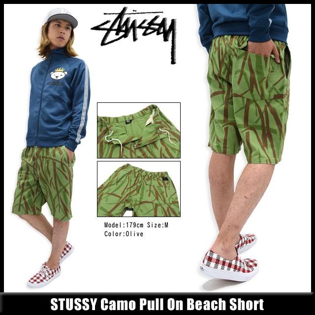 STUSSY（ステューシー） ハーフパンツ メンズ Camo Pull On Beach