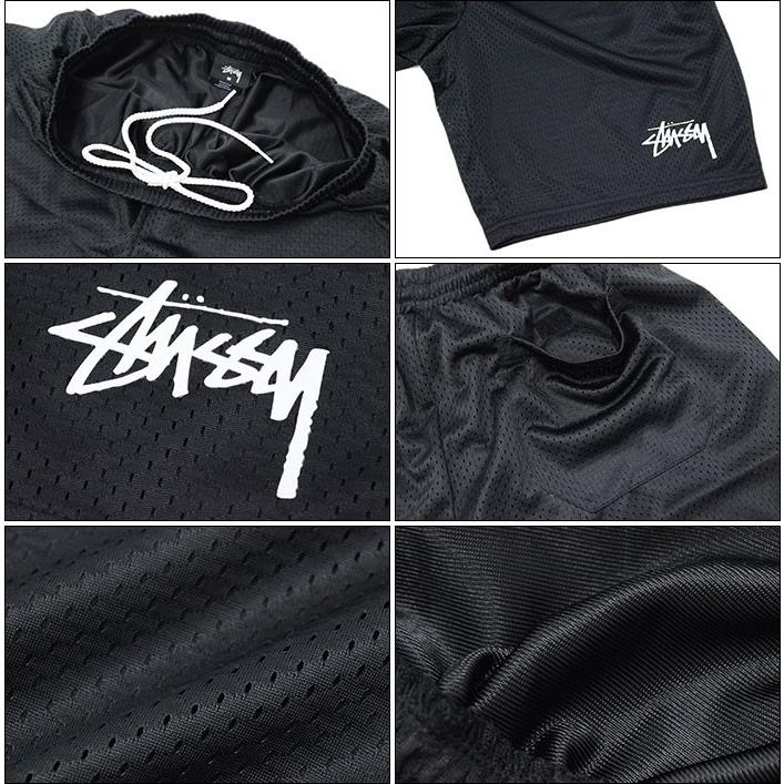 Stussy ブラック メッシュパンツ タグ付き Stussy ブラック メッシュパンツ タグ付き ウェア