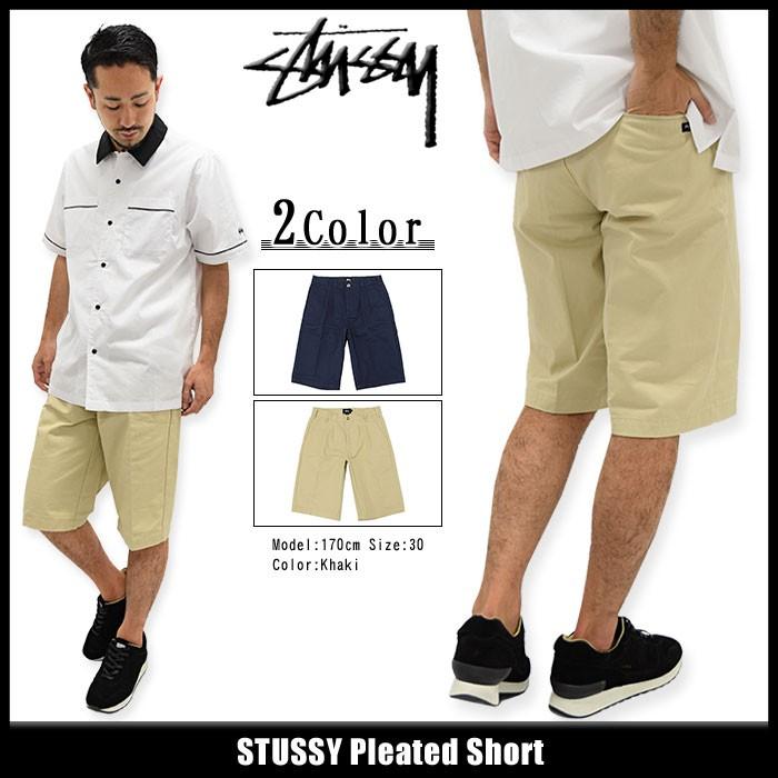 STUSSY（ステューシー） ハーフパンツ メンズ Pleated(stussy short