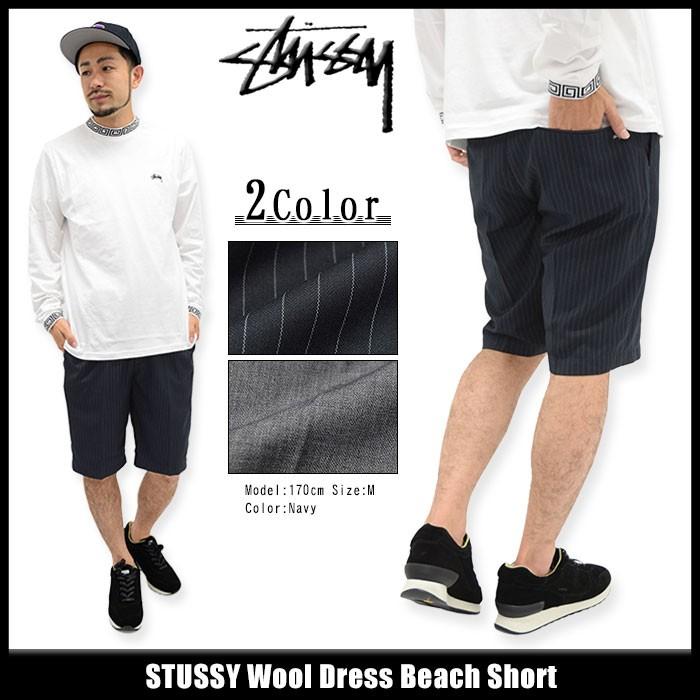 ステューシー ハーフパンツ STUSSY メンズ Wool Dress Beach(stussy short pant ショートパンツ ボトムス 男性用 112193)｜icefield