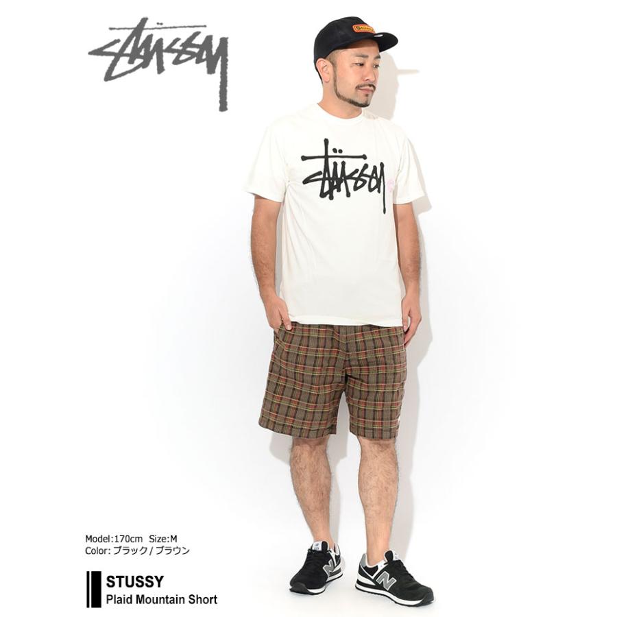 STUSSY ステューシー ハーフパンツ メンズ Plaid Mountain