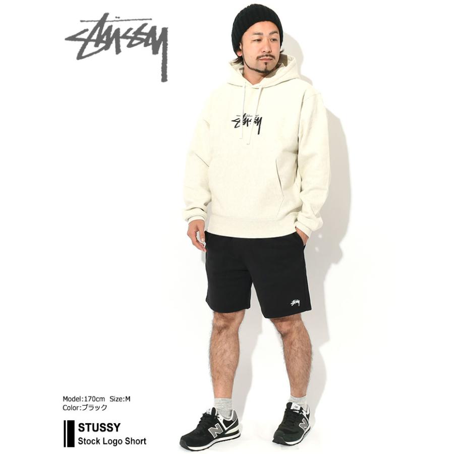 ステューシー ハーフパンツ STUSSY メンズ Stock Logo ( short pant ショーツ スウェットショーツ ショートパンツ  112286 USAモデル 正規 )