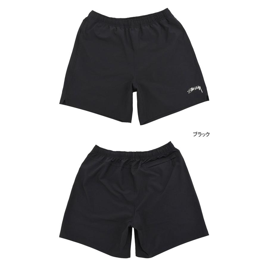 最終価格！STUSSY ステューシー ブラック ショート　ハーフパンツ Lサイズ STUSSY（ステューシー） ハーフパンツ メンズ Sport ( stussy short