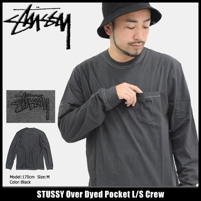 STUSSY（ステューシー） カットソー 長袖 メンズ Over Dyed Pocket