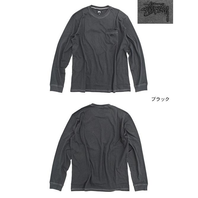 STUSSY（ステューシー） カットソー 長袖 メンズ Over Dyed Pocket