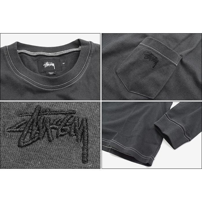 STUSSY（ステューシー） カットソー 長袖 メンズ Over Dyed Pocket