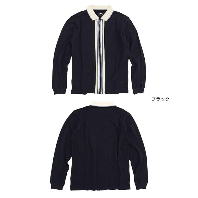 stussy ポロシャツ STUSSY ステューシー ポロシャツ 長袖 メンズ Full Zip(stussy