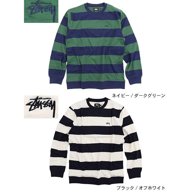 STUSSY（ステューシー） カットソー 長袖 メンズ Bold Stripe Jersey