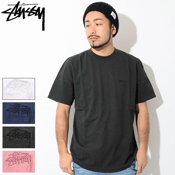 STUSSY/ステューシー 高品質クルーネックTシャツ STUSSY ステューシー カットソー 半袖 メンズ Stock Jersey