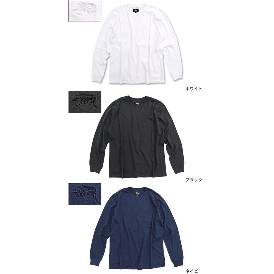 Stussy ネイビー 長袖カットソー S STUSSY ステューシー 長袖 Tシャツ S ネイビー ロンT メンズ