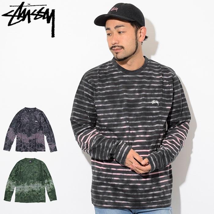 STUSSY（ステューシー） カットソー 長袖 メンズ Bleach Stripe(stussy