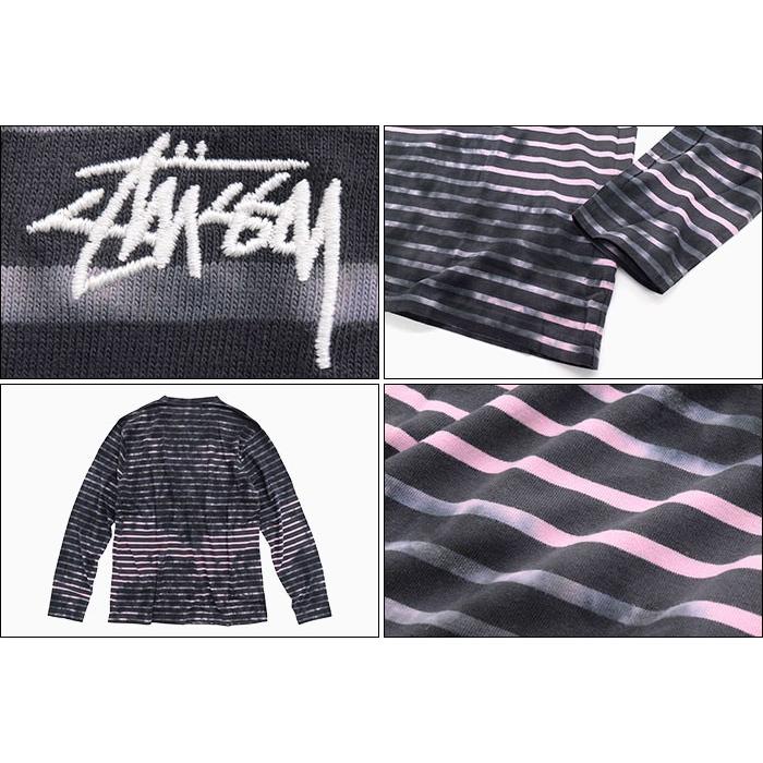 STUSSY（ステューシー） カットソー 長袖 メンズ Bleach Stripe(stussy