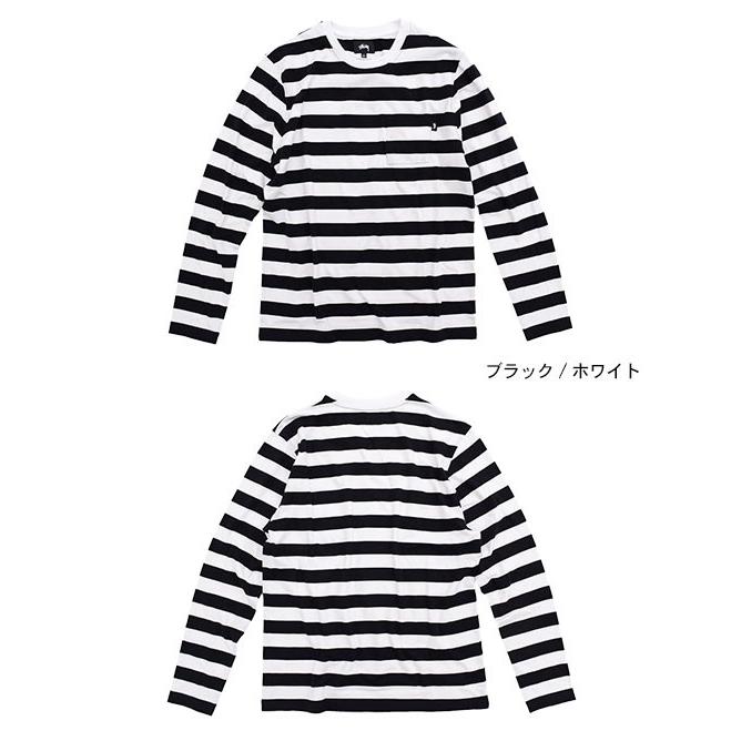 STUSSY ステューシー カットソー 長袖 メンズ Rudy Stripe(stussy crew