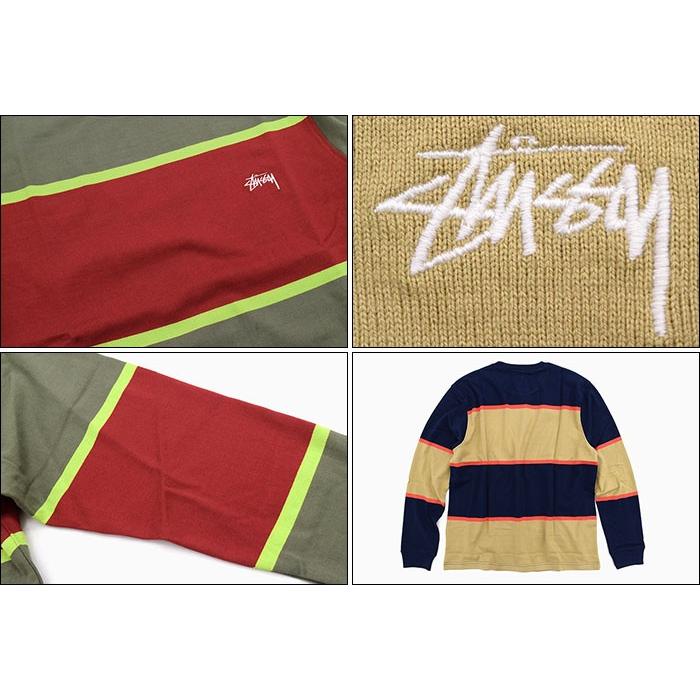 STUSSY（ステューシー） カットソー 長袖 メンズ Jeromy Stripe(stussy
