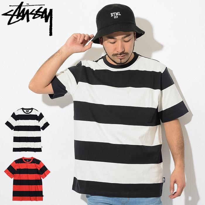 STUSSY（ステューシー） カットソー 半袖 メンズ Bold Stripe(stussy
