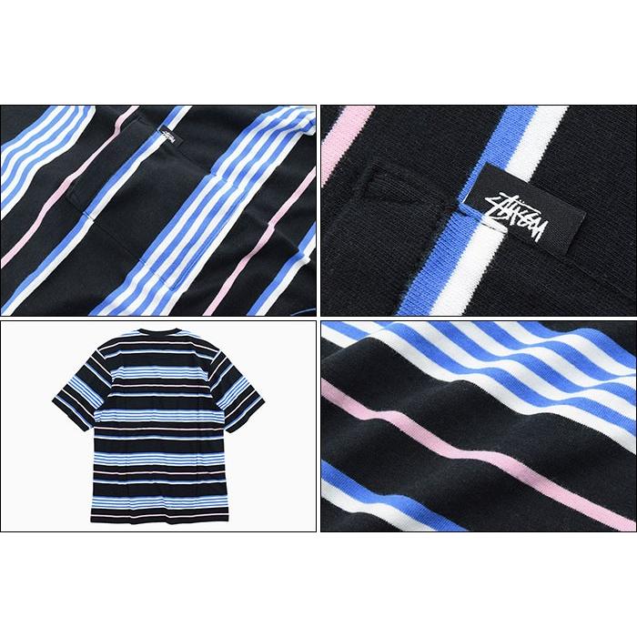 STUSSY（ステューシー） カットソー 半袖 メンズ Thomas Stripe(stussy 