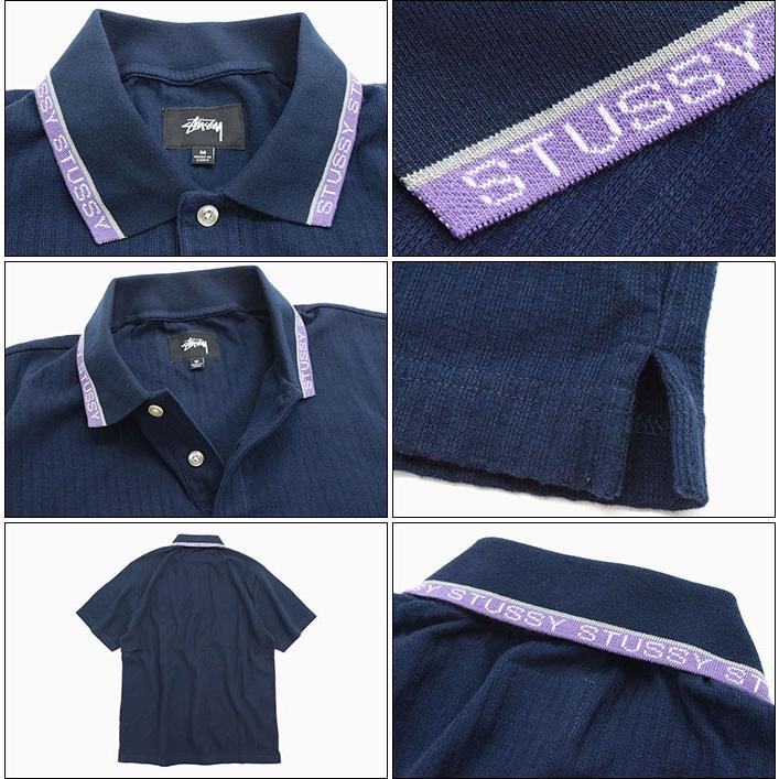 XL Stussy ステューシー★デカロゴ半袖ポロシャツ 激レア オーバーサイズ XL Stussy ステューシー☆デカロゴ半袖ポロシャツ 激レア