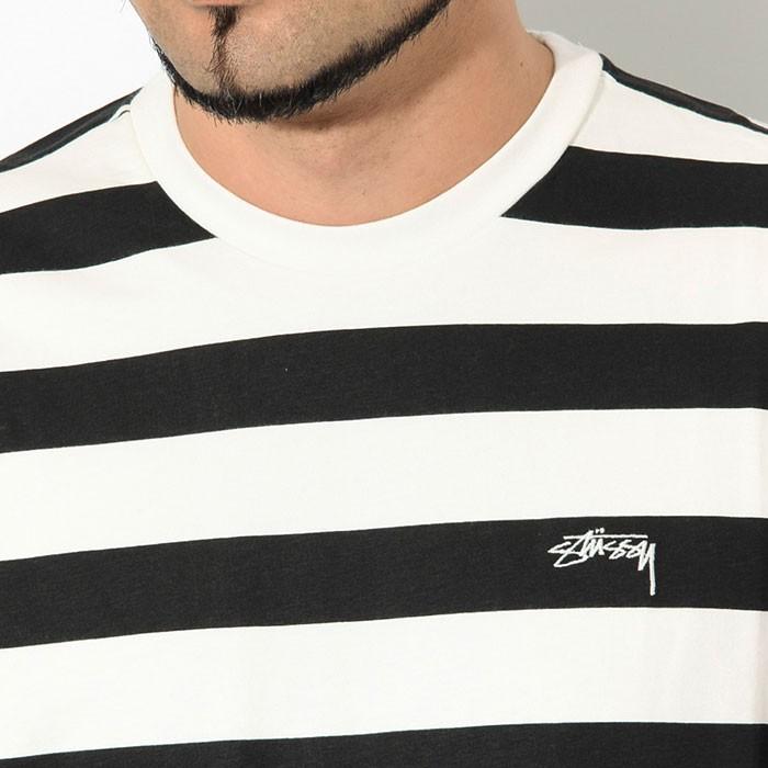 ステューシー カットソー 長袖 STUSSY メンズ Printed Stripe ( stussy crew ボーダー Tシャツ トップス 男性用 1140161 USAモデル 正規)｜icefield｜03