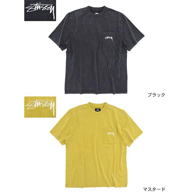 ステューシー カットソー 半袖 STUSSY メンズ Big Stock ( stussy crew クルー ポケット Tシャツ トップス 男性用 1140169 USAモデル 正規 )｜icefield｜05