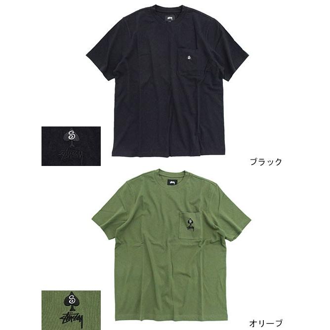 STUSSY ステューシー カットソー 半袖 メンズ Spade ( stussy crew 