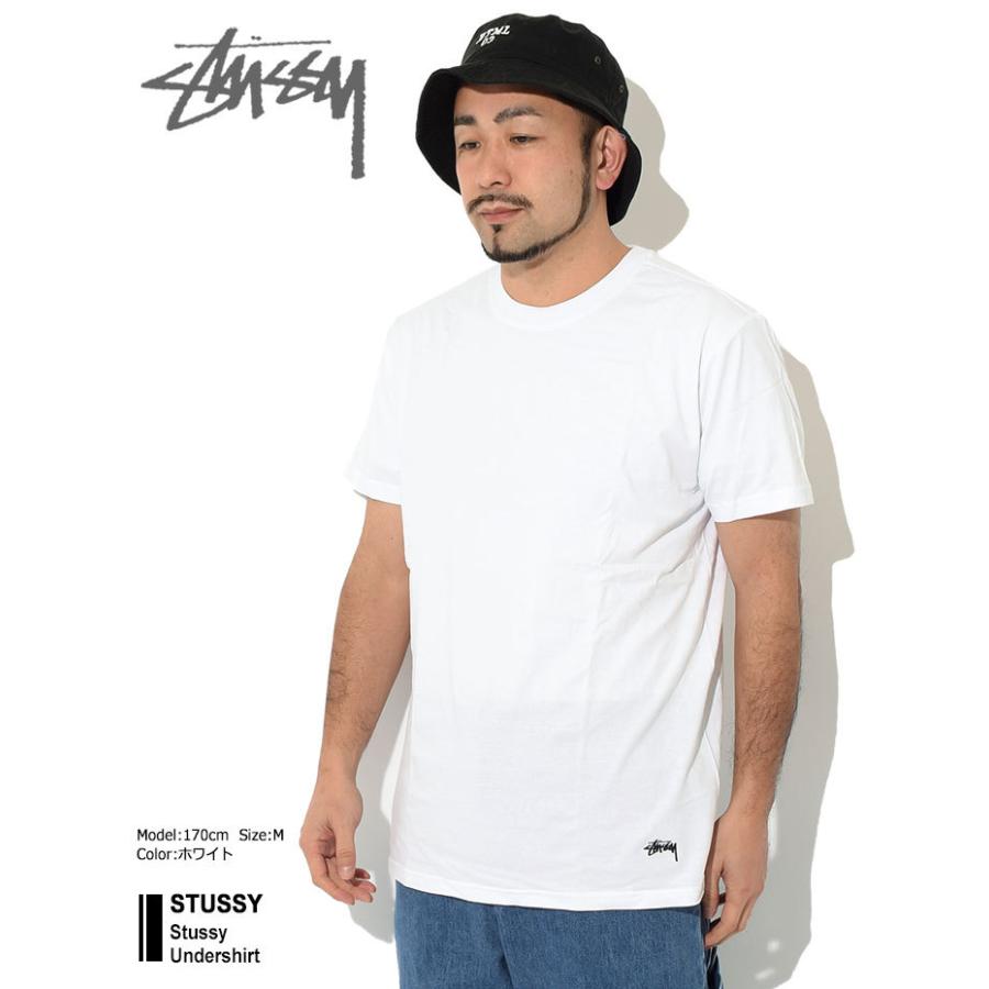 ステューシー Tシャツ 半袖 STUSSY メンズ Stussy Undershirt ( stussy tee アンダーシャツ 3枚組 3枚セット 3P 1140199 USAモデル 正規 )｜icefield｜04