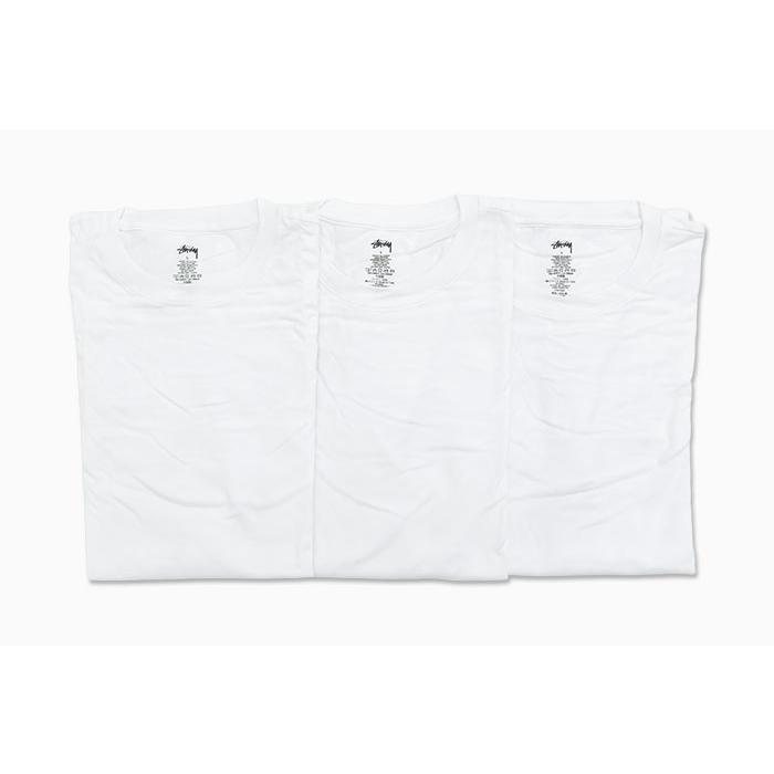 STUSSY（ステューシー） Tシャツ 半袖 メンズ 3 Pack Stussy