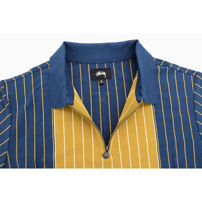 STUSSY ステューシー ポロシャツ 半袖 メンズ Tivoli Stripe