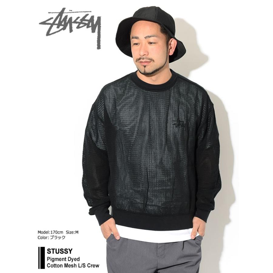 STUSSY ステューシー カットソー 長袖 メンズ Pigment Dyed STUSSY ステューシー カットソー 長袖 メンズ Pigment Dyed