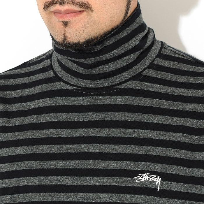 ステューシー カットソー 長袖 STUSSY メンズ Classic Stripe (stussy turtleneck タートルネック Tシャツ トップス 1140229 USAモデル 正規)｜icefield｜05