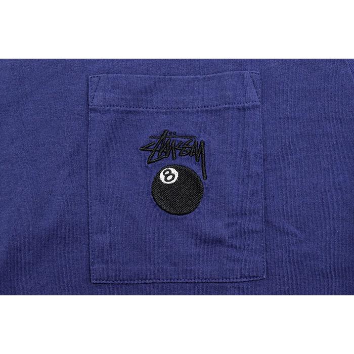 STUSSY ステューシー カットソー 半袖 メンズ 8 Ball Pocket