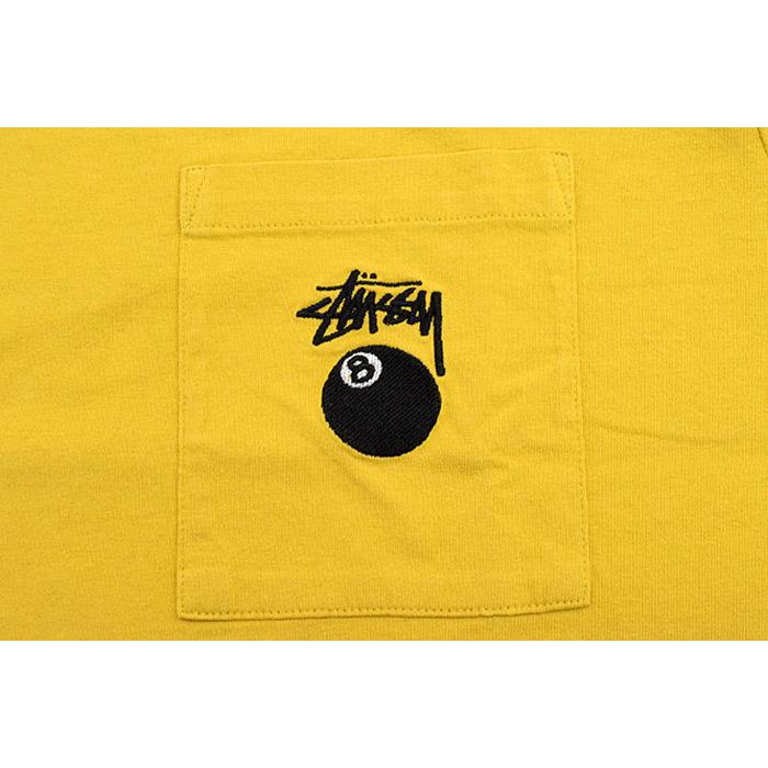 STUSSY ステューシー カットソー 半袖 メンズ 8 Ball Pocket