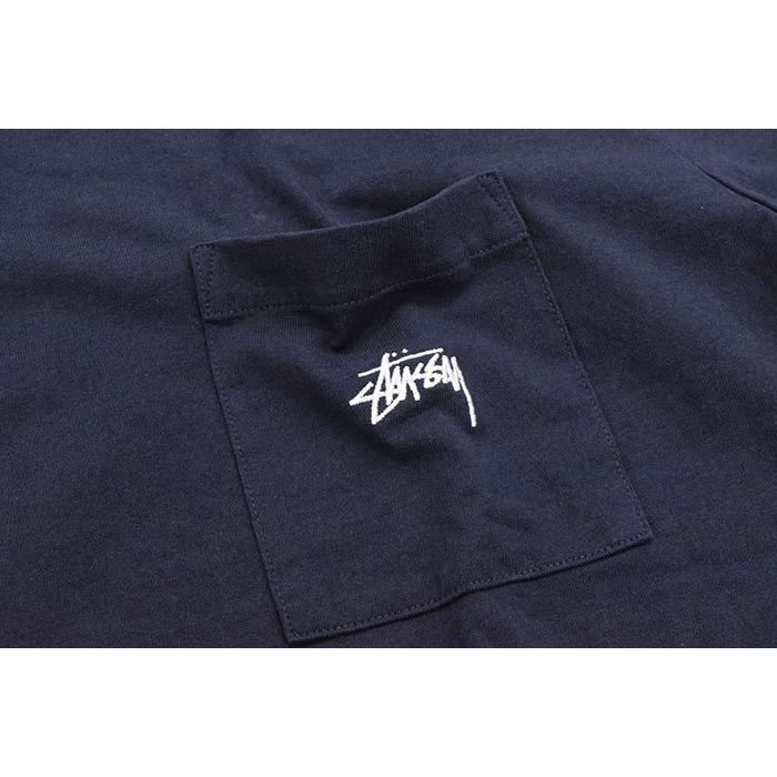 STUSSY ジャ―ジ　半袖　美品　ネイビー　ＵＳＡ製　Lサイズ STUSSY（ステューシー） シャツ 半袖 メンズ Script Baseball Jersey