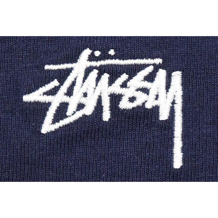 STUSSY ジャ―ジ　半袖　美品　ネイビー　ＵＳＡ製　Lサイズ STUSSY（ステューシー） シャツ 半袖 メンズ Script Baseball Jersey