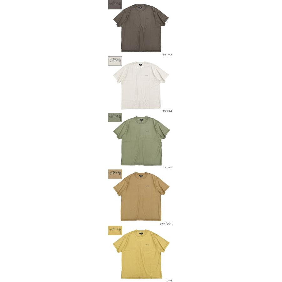STUSSY ステューシー カットソー 半袖 メンズ Pigment Dyed STUSSY ステューシー カットソー 半袖 メンズ Pigment Dyed