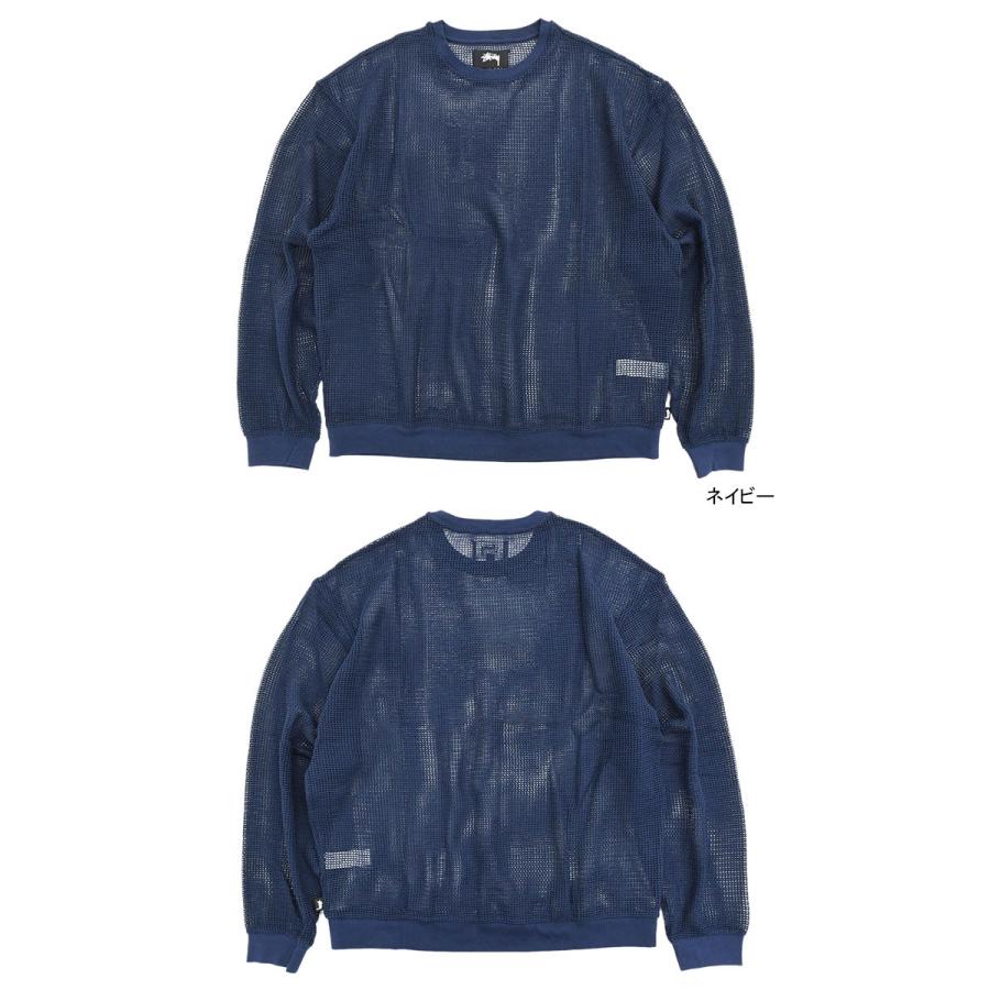 STUSSY ステューシー カットソー 長袖 メンズ Cotton Mesh STUSSY ステューシー カットソー 長袖 メンズ Cotton Mesh
