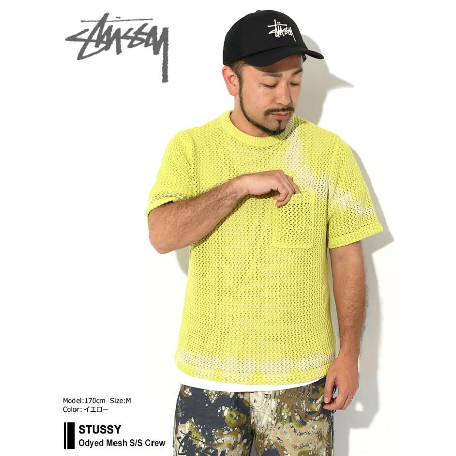 STUSSY ステューシー カットソー 半袖 メンズ Odyed Mesh STUSSY ステューシー カットソー 半袖 メンズ Odyed Mesh