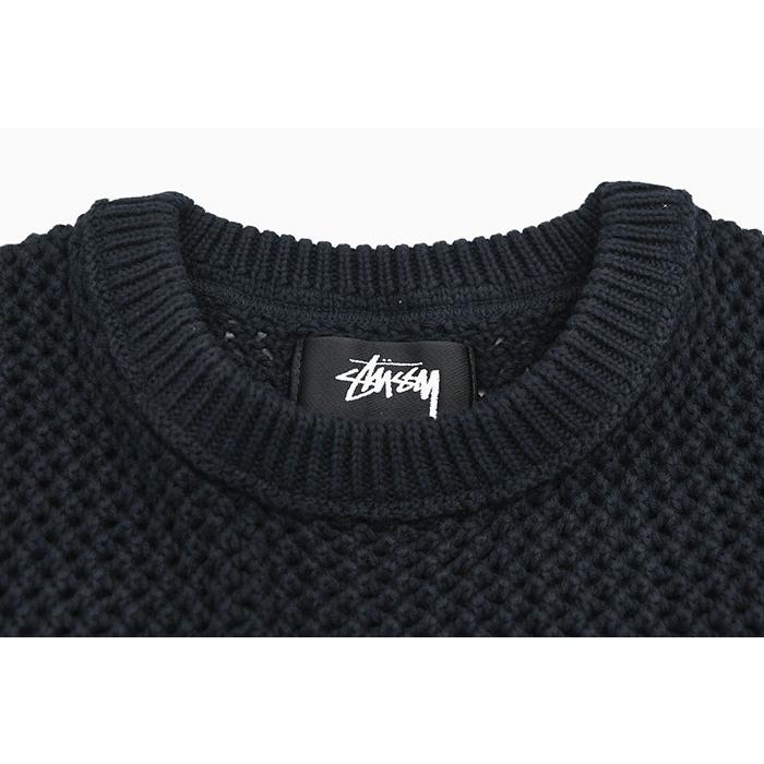 STUSSY ステューシー　ゲームシャツ　メッシュ　　黒　長袖カットソー　七分袖 STUSSY ステューシー ゲームシャツ メッシュ 黒 長袖カットソー