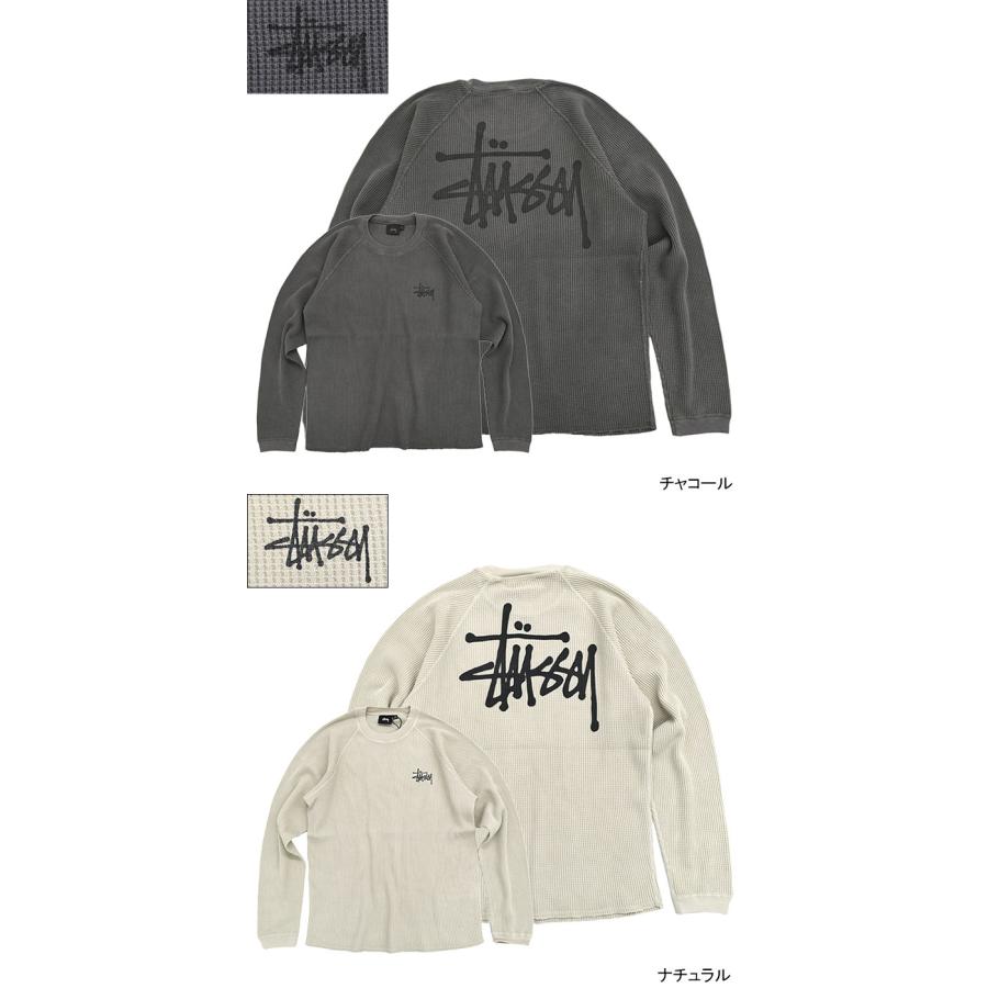 STUSSY ステューシー ラグラン 長袖 メンズ Basic Stock Thermal STUSSY ステューシー ラグラン 長袖 メンズ Basic Stock Thermal