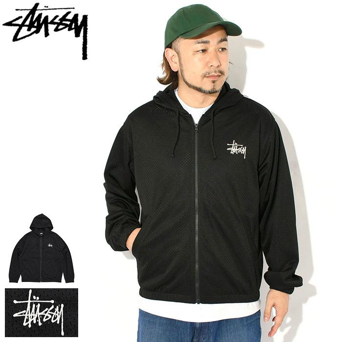 STUSSY（ステューシー） パーカー ジップアップ メンズ Athletic Mesh