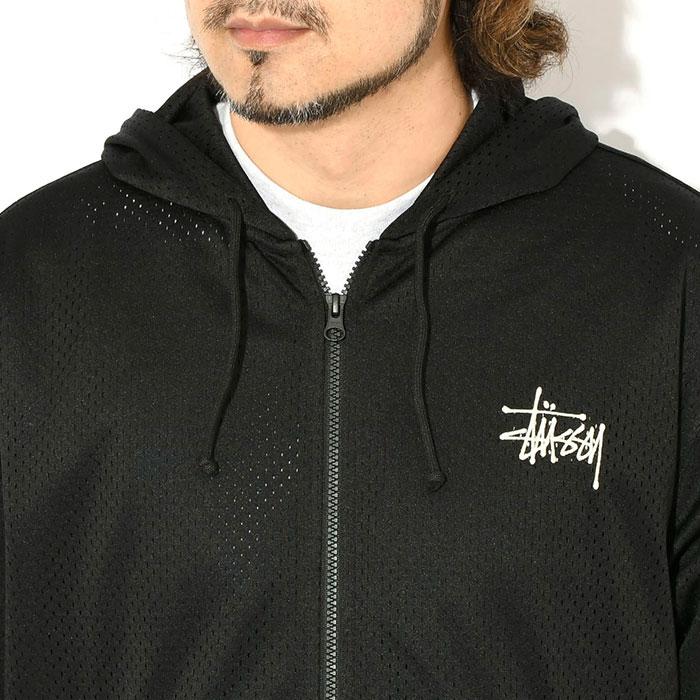 STUSSY（ステューシー） パーカー ジップアップ メンズ Athletic Mesh