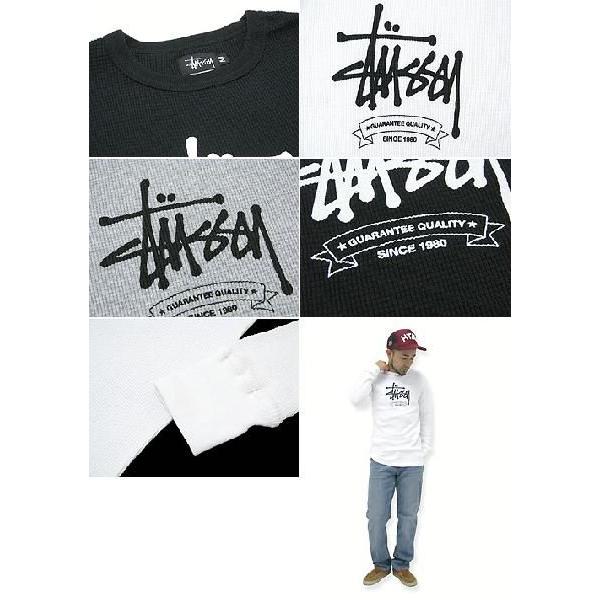STUSSY（ステューシー） カットソー Quality Thermal 長袖(stussy crew