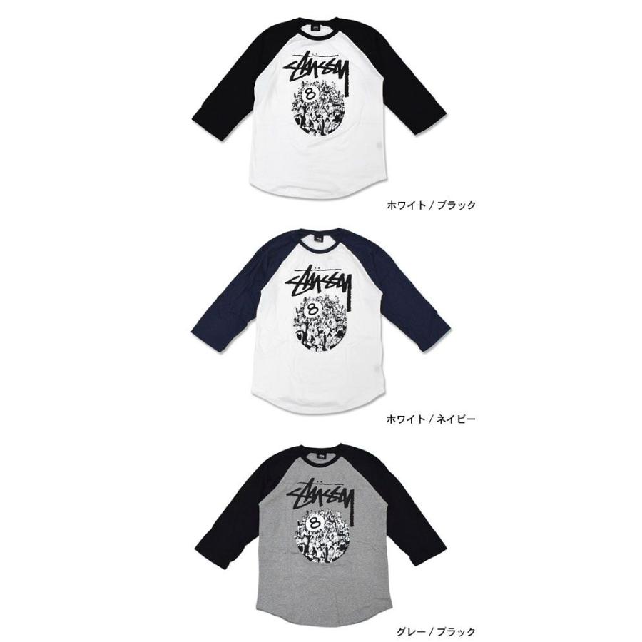 STUSSY（ステューシー） STUSSY Beach Mob 8 Ball ラグラン 七分袖