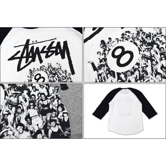 STUSSY（ステューシー） STUSSY Beach Mob 8 Ball ラグラン 七分袖