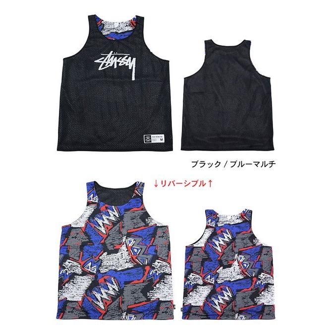 ステューシー STUSSY Black Top Reversible タンクトップ(stussy tank top タンクトップ メンズ・男性用 114761)｜icefield｜03