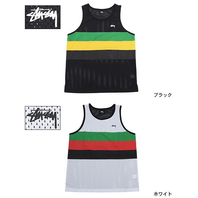 STUSSY ステューシー Flag Mesh タンクトップ(stussy tank top