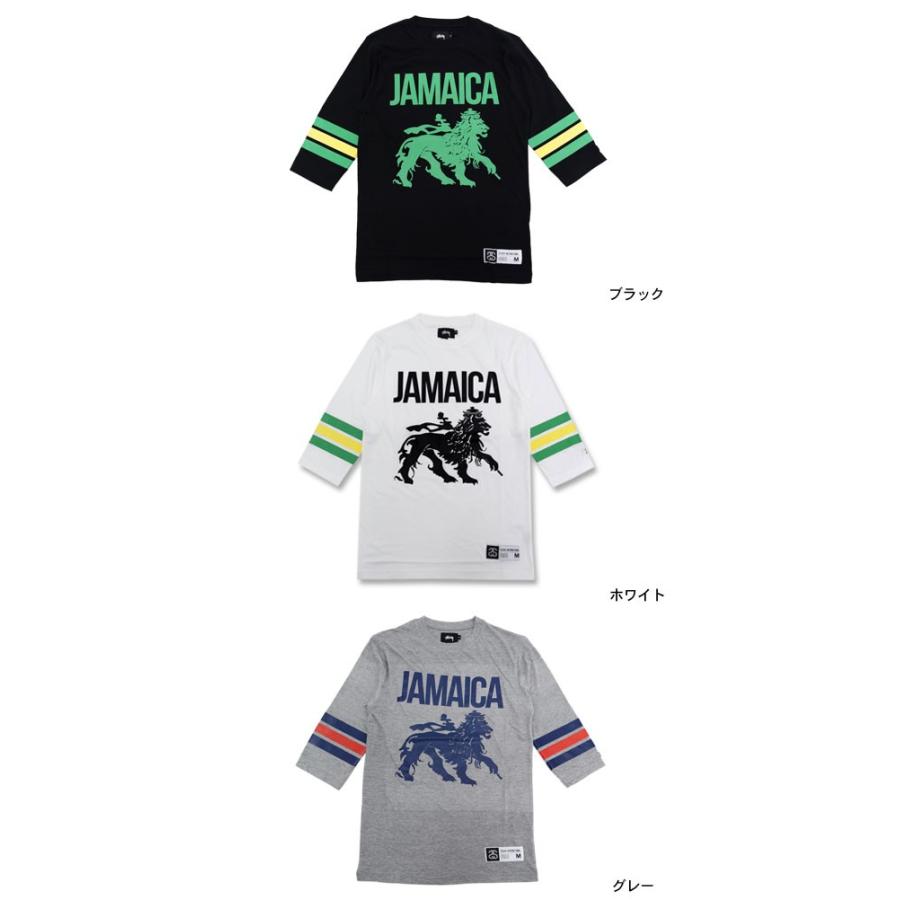 stussy フットボール カットソー 7分袖 STUSSY（ステューシー） カットソー 七分袖 メンズ Jamaica Football