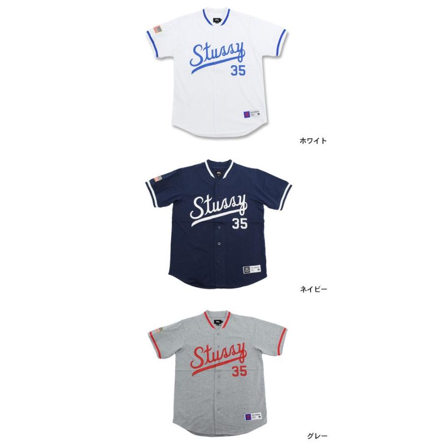 STUSSY ステューシー シャツ 半袖 メンズ Script Baseball