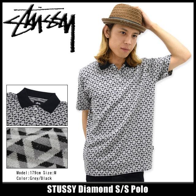 ステューシー STUSSY ポロシャツ 半袖 メンズ Diamond(stussy polo ポロ トップス メンズ・男性用 114813)｜icefield