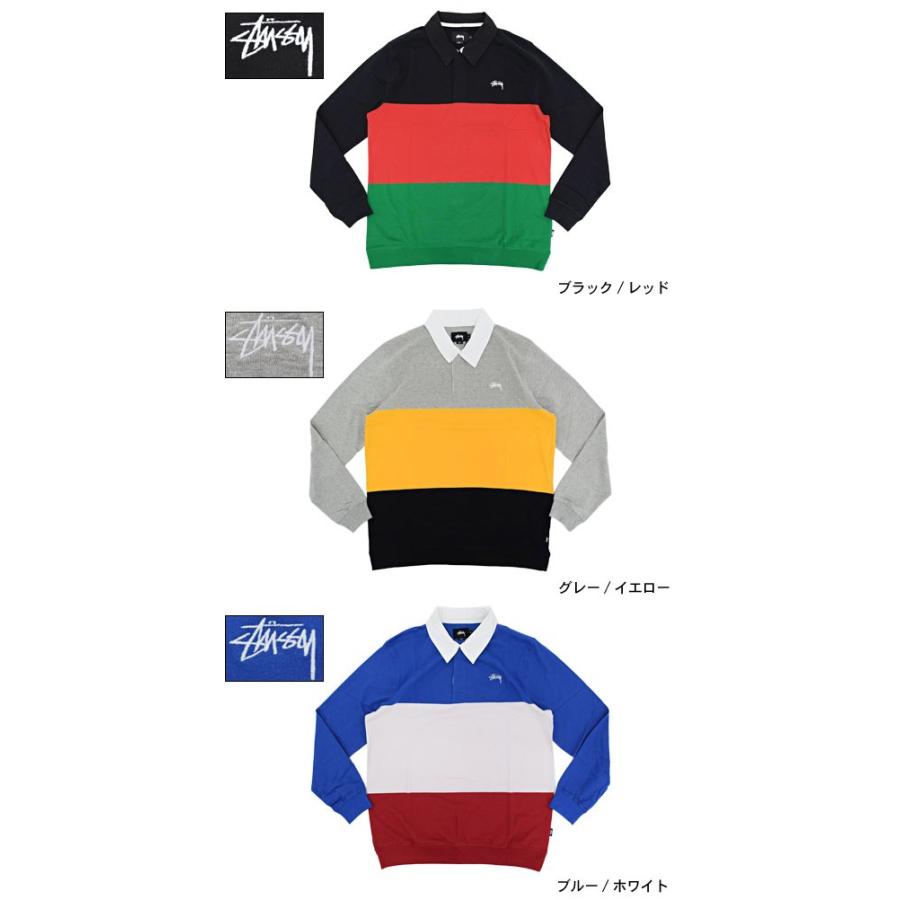 STUSSY（ステューシー） ポロシャツ 長袖 メンズ 3 Tone(stussy polo