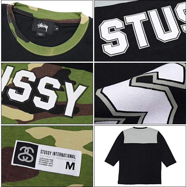 STUSSY（ステューシー） カットソー 七分袖 メンズ Color Block